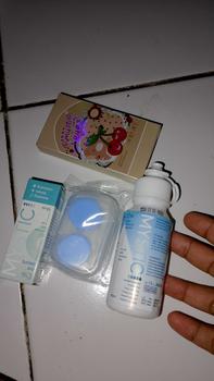 Product Review of 【beli 1 Dapat 4 】Mysticeyes Softlens Normal 1 Pakaian Sehari-hari Softlens+1 Air Pencuci Softlens 60ml + 1 Tetes Mata 10ML + Lenscase from K**🦋 0