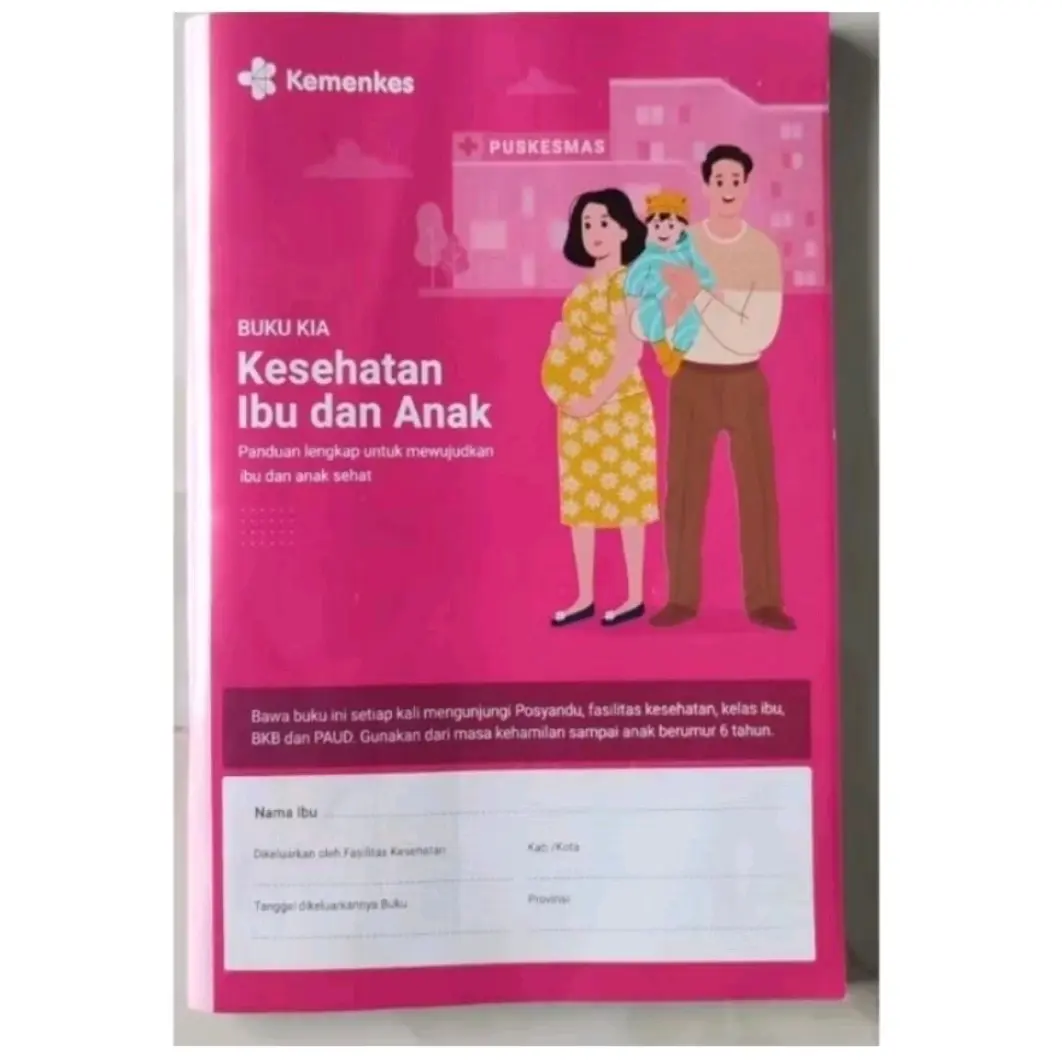 TERBARU BUKU KIA 2025 + FREE STIKER P4K KEMENKES TERBARU