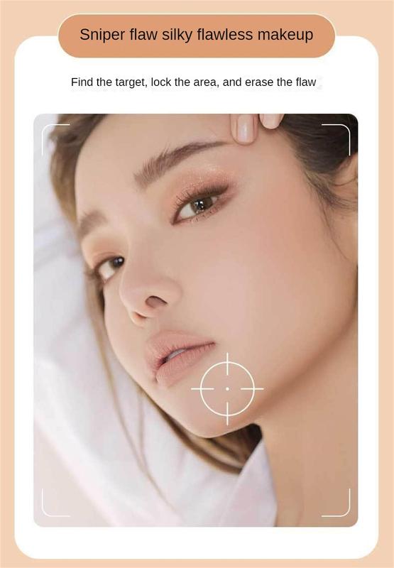Product Introduction of （NEW&Hot Sale）Liquid Concealer High Covering Moisturizing Oil Control Foundation Invisible Pores Dark Circles Freckle Face Contour Makeup Tool 18