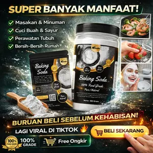 Kenalin Baking Soda ( 100% food grade pure // natural )  Baking Soda Free Almunium