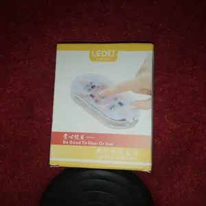 Lampu Plafon Mobil LED Sentuh Interior Dashboard Tempel Tanpa Kabel 6 LED 5V USB Putih Es-biru Biru Warna-warni Merah Muda Mini Ringkas Kecerahan Tinggi PVC LED