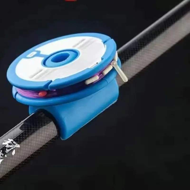 SPULL PENGGULUNG SENAR TALI PANCING JORAN TEGEK DENGAN KLIP PENYIMPANAN HOLDER PANCING