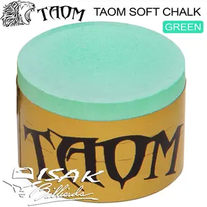 TAOM SOFT CHALK GREEN - KAPUR BILIAR BILLIARD CHALKS ASLI FINLAND LIGHT CUK HIJAU
