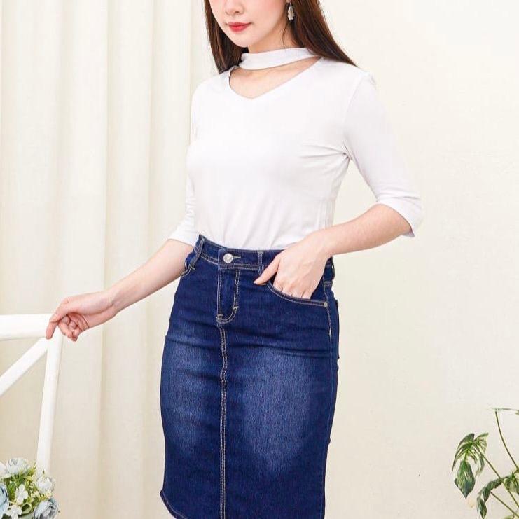 Rok lefis/ jeans pendek span 0