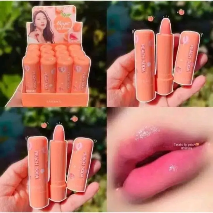 ( 3 PCS ) Paket Hemat Lip Balm Glossy Melembabkan Bibir Lipstik Lipbalm 4