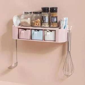 [Termurah !!!!!] Rak Bumbu Gantung Dinding Dapur Serbaguna Rak Bumbu Dapur Gantung 3 Laci Serbaguna Kitchen Set Perangkat Dapur