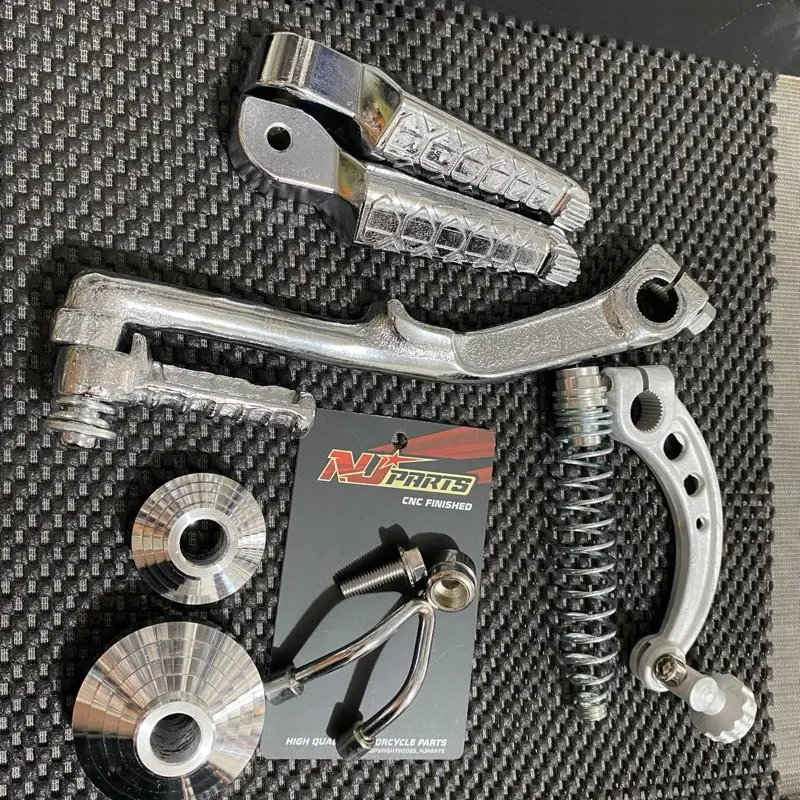 paket mewah chrome honda matic engkol, step, paha rem honda yamaha matic mio sporty/smile beat scoopy genio vario Motorcycle Kendaraan 2