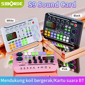 Siborie S9 soundcard Bluetooth Live Sound Card external for Streaming Media