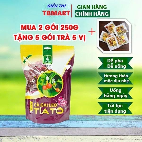 Trà Cà Gai Leo Tía Tô Túi Lọc Sadu 250g – Dễ Pha Dễ Uống Mua 2 Tặng 5 Gói Trà Dưỡng Nhan Ngũ Vị | Tea Nước Trà Chè