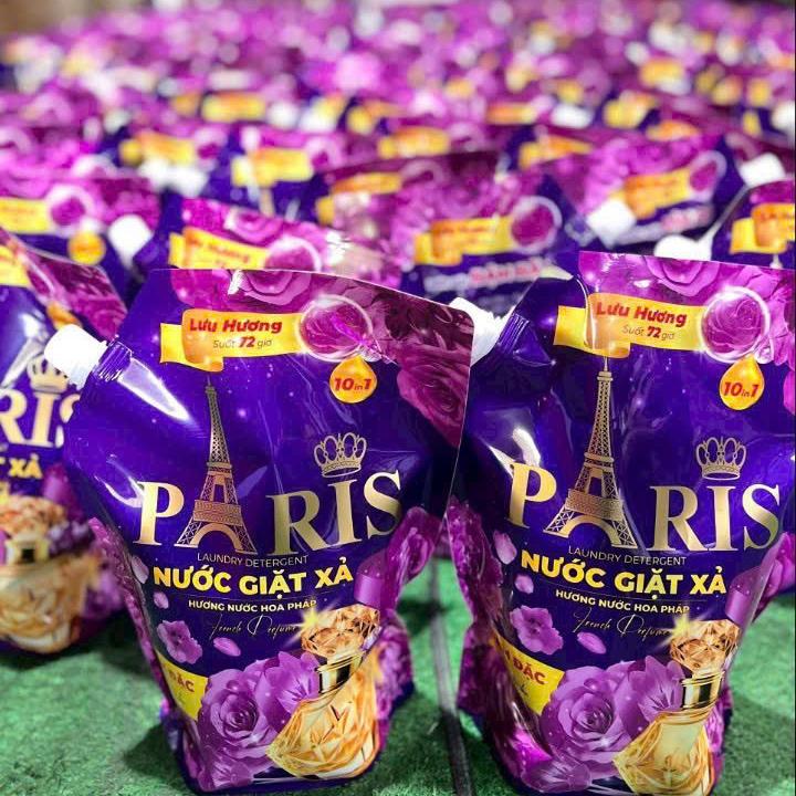 Nước Giặt Xả Paris 10 in 1 Mẫu Mới 2,2kg Thơm Lâu Hương Nước Hoa Pháp 2