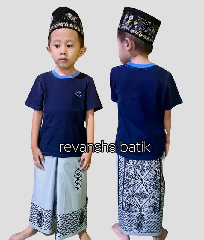 Sarung Instan Anak Usia 3-11 Muslim Terbaru Model Praktis Karet Pinggang 4