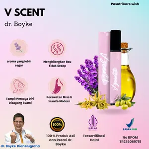 V SCENT - Intimate Secret WISH dr. boyke Care Perawatan Parfum Wewangian Wanita Kewanitaan (Aroma Segar) isi 10 ml