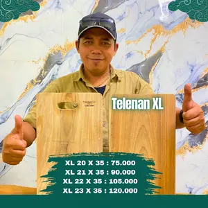 Telenan kayu jati UKURAN XL