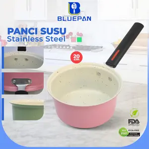 Bluepan Termurah Panci Susu Gagang Panci Rebus Panci Multifungsi Panci Susu Bintik Mpasi Panci Anti Lengket