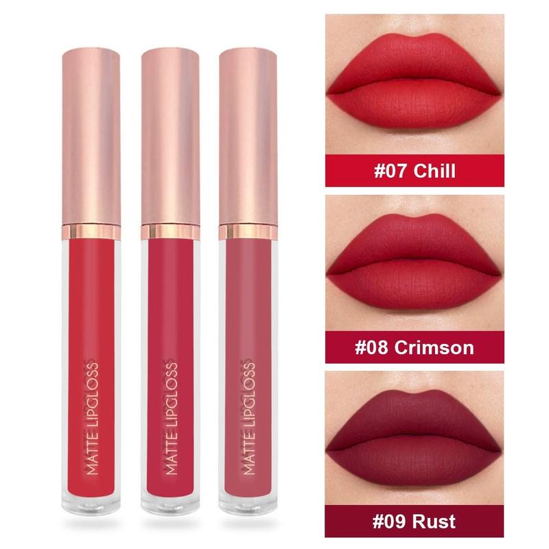 MIRSIST - Matte Lipgloss Lipstik Matte Nude Tahan Air Longlasting 12 Shades Harum Lipstick Lipmatte 5