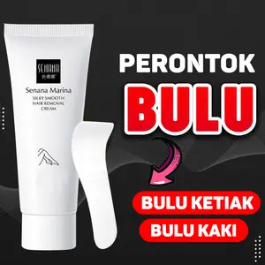 SENANA Cream Penghilang Perontok Bulu Ketiak Miss V Kemaluan Wanita Pria Ampuh Bulu Kaki Tangan Permanen Senana Marina Hair Removal Cindynal BPOM Krim Depilatory Alat Cukur Pencukur