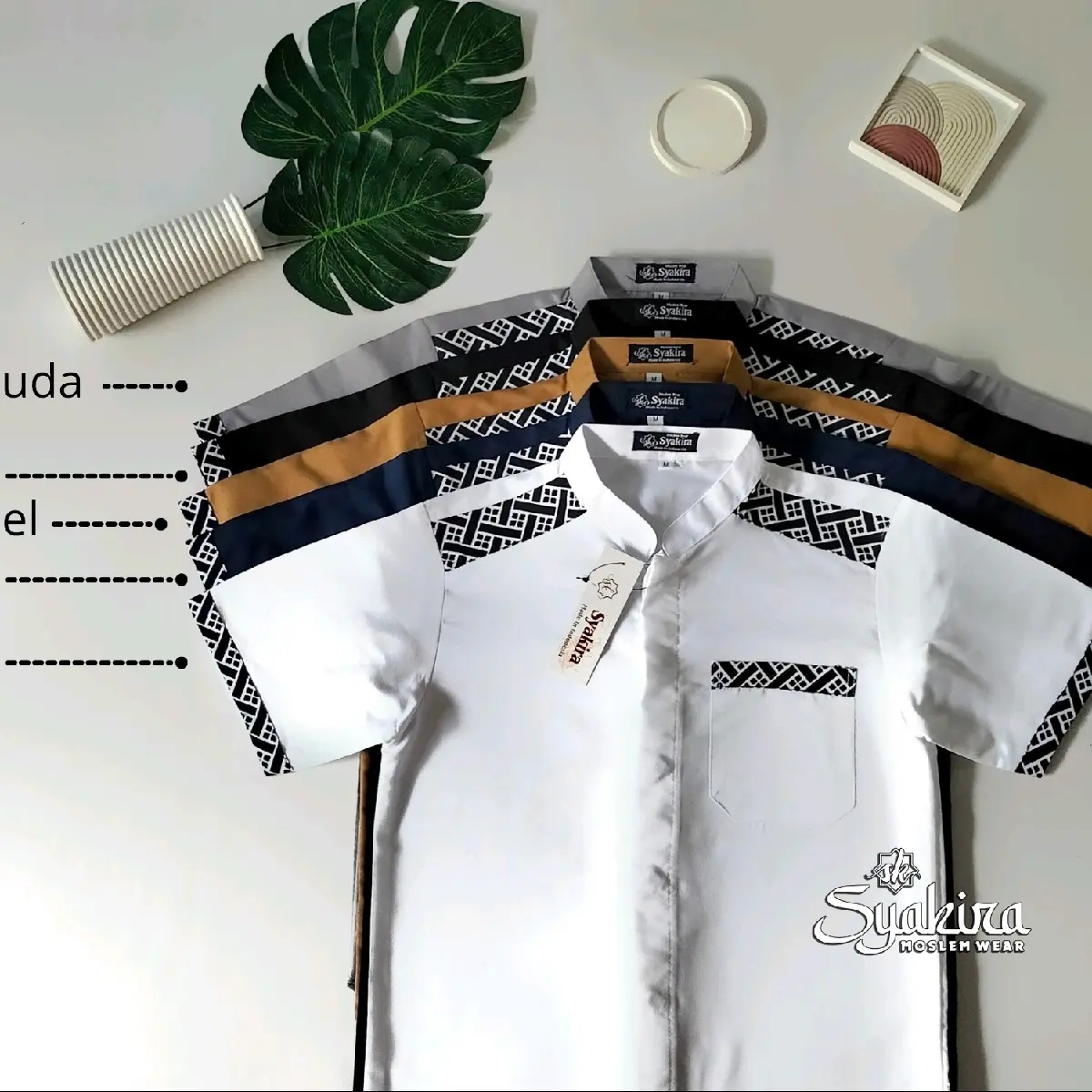 KOKO PENDEK ANAK TANGGUNG USIA 8 - 14 TH / KOKO ANAK PENDEK USIA TANGGUNG BEST SELLER / Baju Muslim / Putih