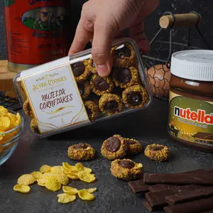Kue Kering Nutella Cornflakes Premium Wisman Lumer Crunchy Enak