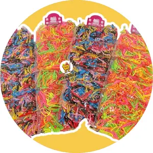 2 Lusin Karet Jepang Karet Rambut Anak Warna-warni dan Tahan Lama untuk Gaya Rambut Sehari-hari