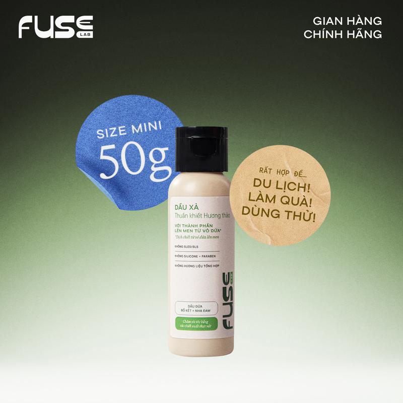 Dầu xả FUSE Lab Thuần khiết Hương thảo 50g - Cấp ẩm nhanh và đưa tóc vào nếp