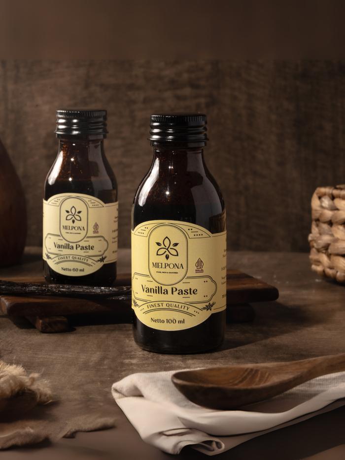 Gambar Melpona Vanilla Paste Halal - Pasta Vanilla Murni Gourmet - 60 ml dari Melpona ID Kota Administrasi Jakarta Utara Tokopedia