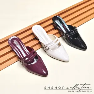 GTL.Shop - Adiva Sendal heels Mules Wanita terbaru 3CM