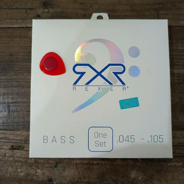 Gambar Senar Bass Rexer 4 Senar 045 - 105 Free Pick Tebal dari debalisale Kota Denpasar Tokopedia