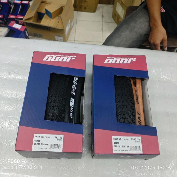 Jual Obor Tire Billy Goat 26 x 210 Aramid Foldable Black / Folding Tan ...