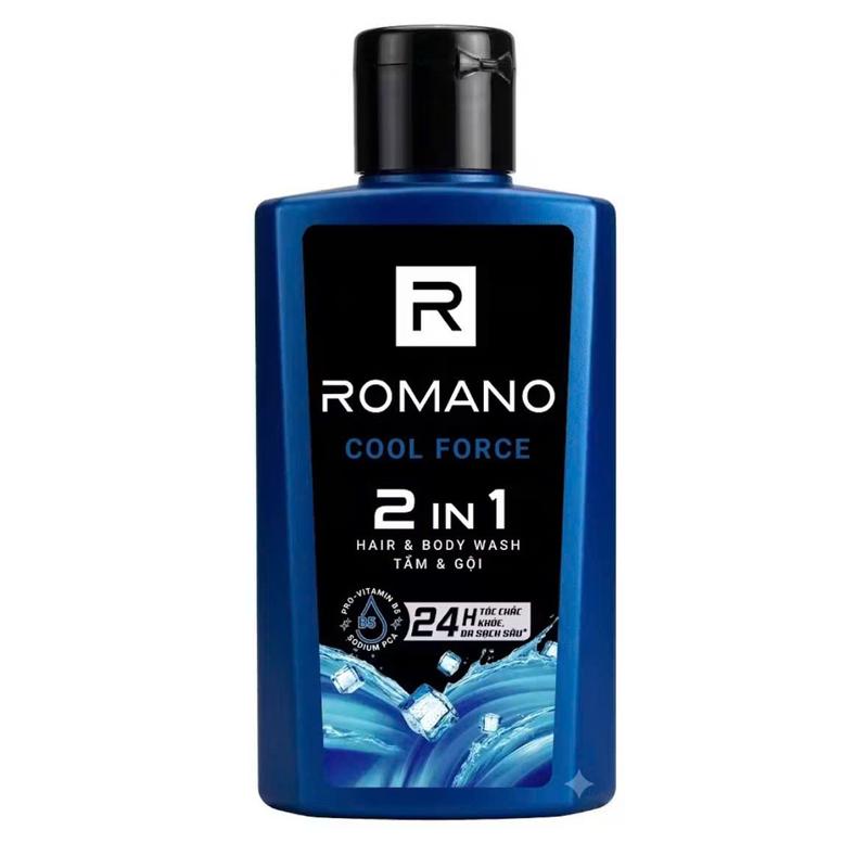 [GIFT 2] TẮM GỘI ROMANO SẠCH GÀU COOL FORCE 60G