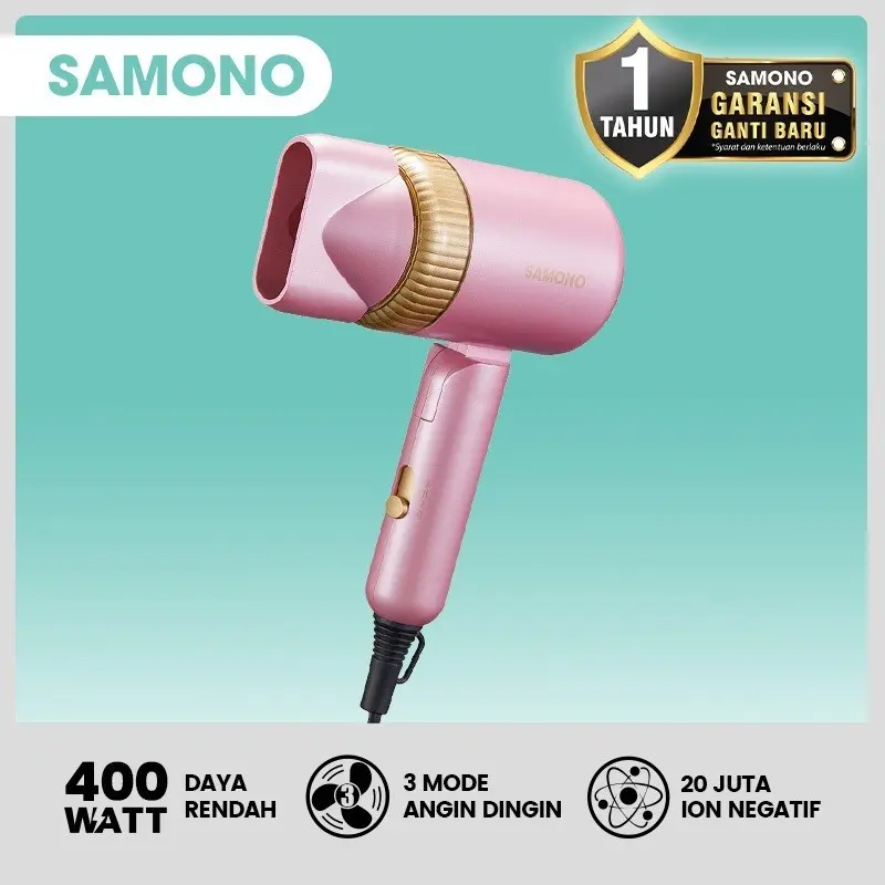 Samono Hair Dryer SW-HD40 Low Watt SWHD40 Pengering Rambut SW HD40 4