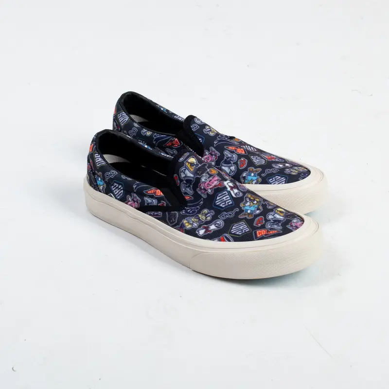 DAS FOOTWEAR Full Karakter Sepatu Sneakers Slip on Karakter Pria dan Wanita 36-43 DAS FOOTWEAR Flat Shoes Black 0