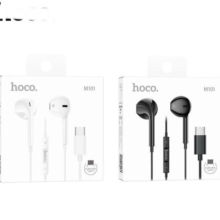 Tai nghe Type C. HOCO. M101 , jack kết nối  Type-C âm thanh chất lượng cao. míc đàm thoại tích hợp