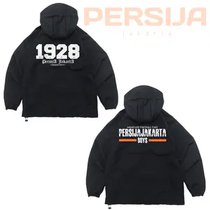 Jaket Cagoule Gropcore Sablon Ultras Persija Jakartans Football Fans Boys Waterprof Pria
