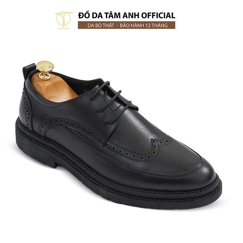 Giày da nam TÂM ANH sang trọng, thời thượng tinh tế, thiết kế trẻ trung GNTA20232-D