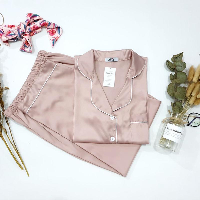PIYAMA SATIN PREMIUM LENGAN PANJANG (PP) 1