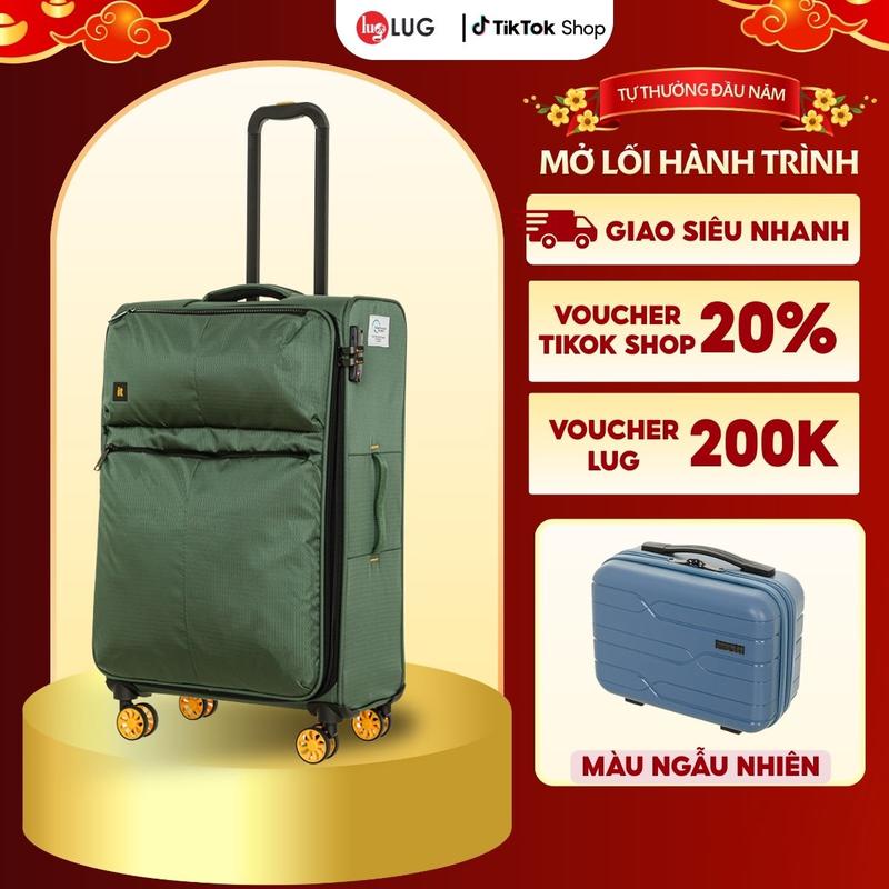   VALI VẢI THƯƠNG HIỆU  Vali Kéo Du Lịch Size 24 Thương Hiệu IT Luggage IT12-2644-E08: Chất Liệu 100% Từ Chai Nhựa Thải Tái Chế Sau Tiêu Dùng Khóa TSA An Ninh Quốc Tế 