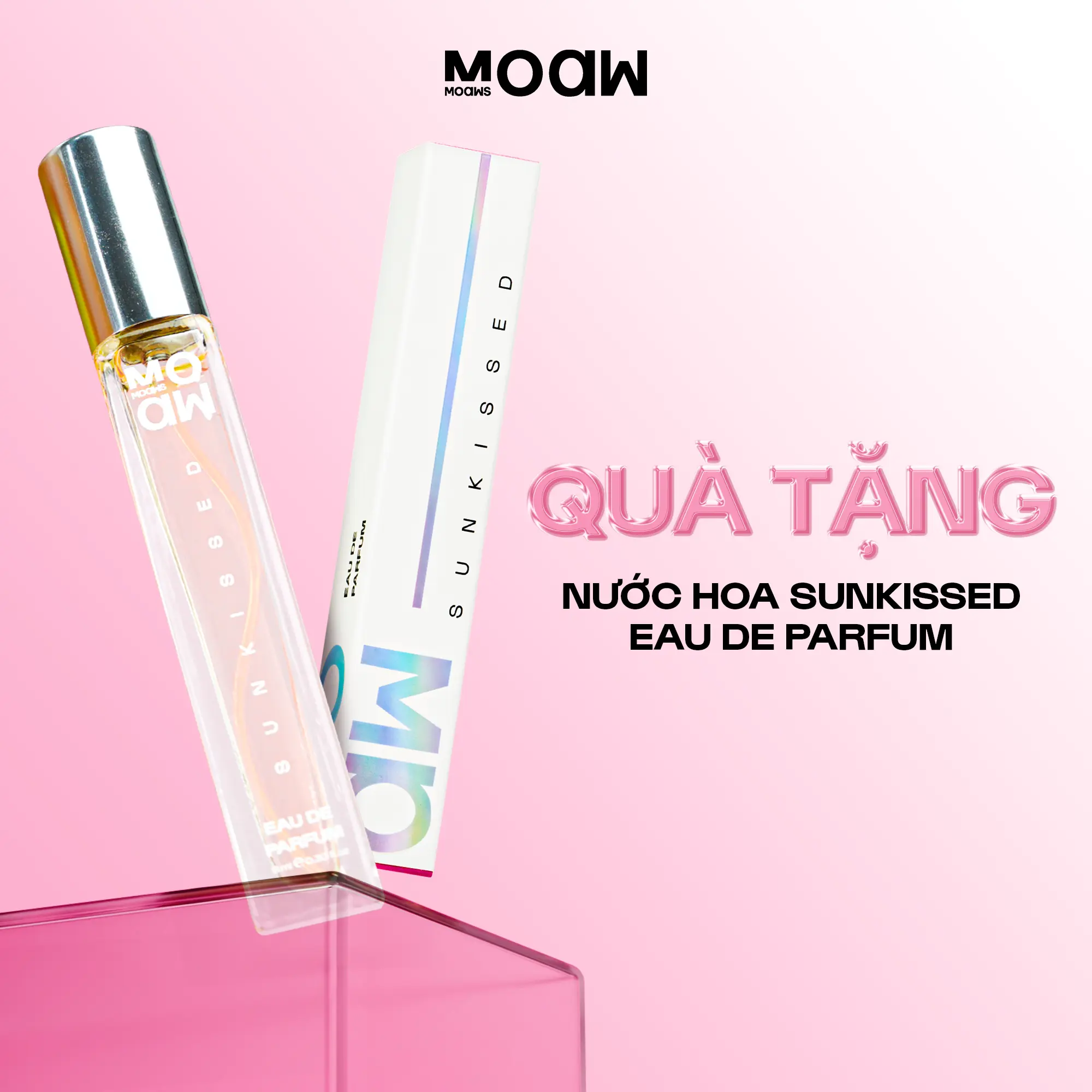 [QUÀ TẶNG] Nước Hoa Eau de Parfum Moaw Moaws Sunkissed - Mùi Phấn, Thơm Lâu, Sang Chảnh, Ngọt Ngào - Dầu Thơm Đi Học Unisex