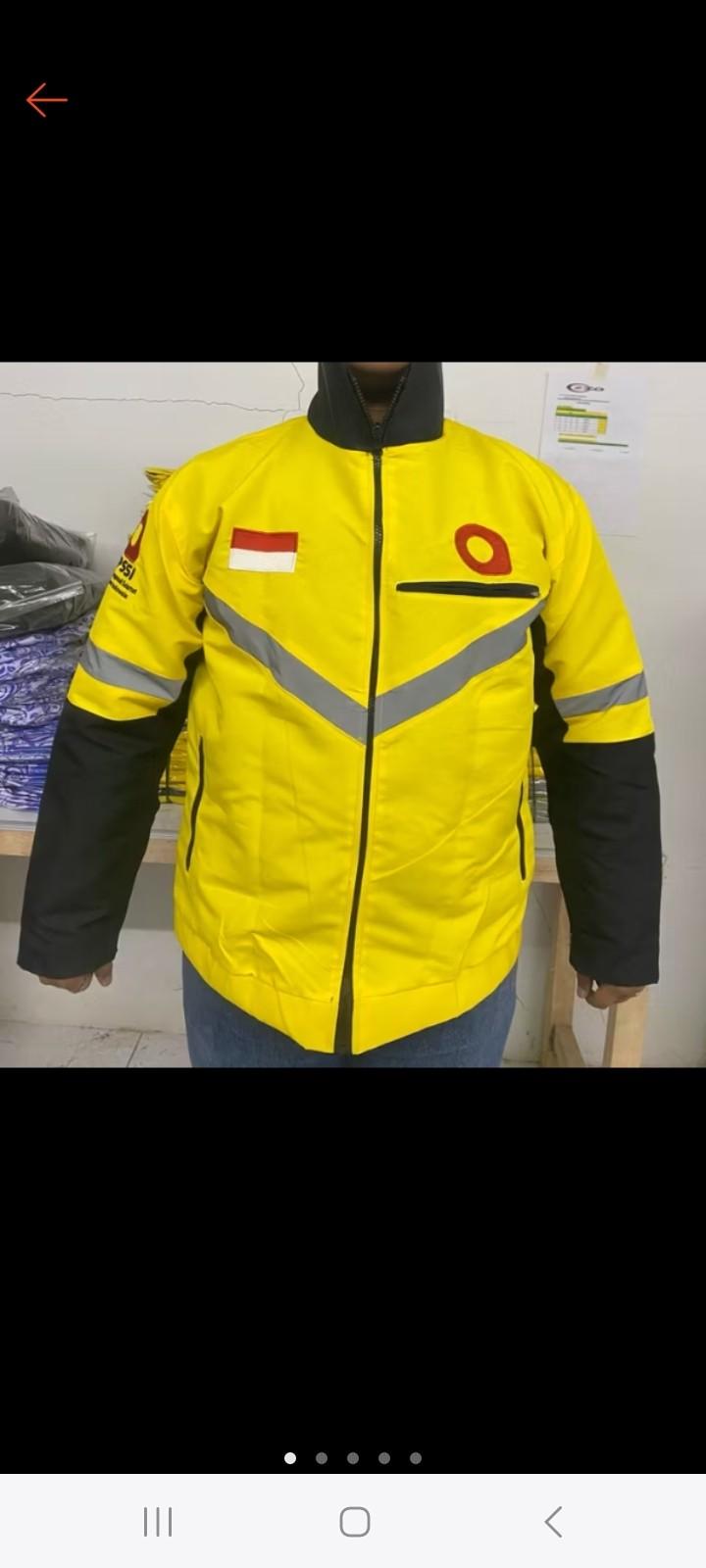 Jaket Driver Maxim Ojol Dewasa size XL.- Bahan Adem - Shorts, Surfing Waterproof Pria