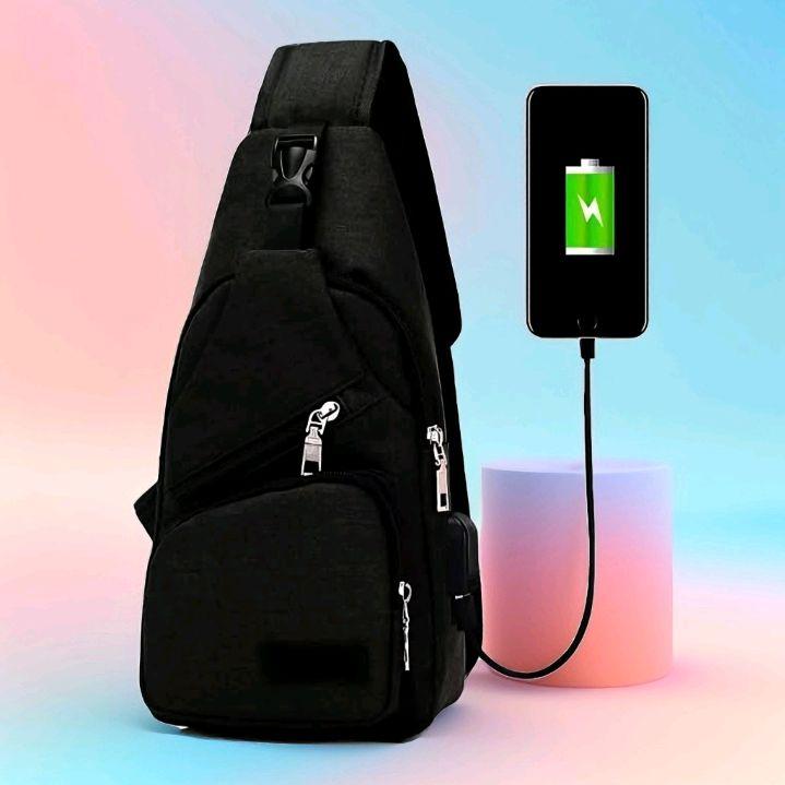 Tas Slempang Pria Fort USB Elagant Slingbag - Selempang 0