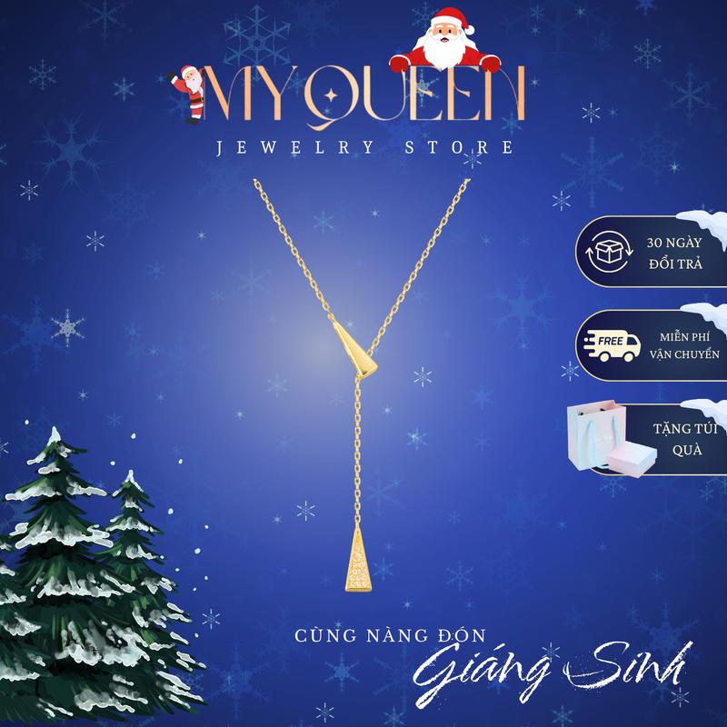 Dây chuyền KHU DÉ đơn giản hợp mọi outfit thiết kế tinh tế sang trọng cho nam nữ titan xi vàng