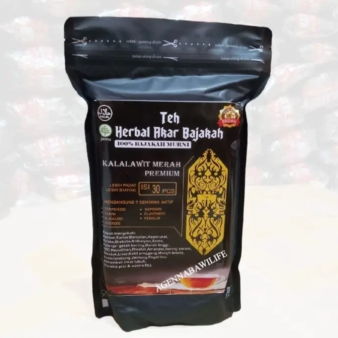 TEH HERBAL AKAR BAJAKAH KALALAWIT ISI 30 ORIGINAL ASLI KALIMANTAN 2