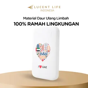 RECYCLED ECO-FRIENDLY POWERBANK - I Love UAE