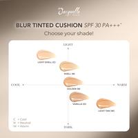 Gambar [BEST SELLER] Jacquelle Blur Tinted Cushion SPF 30PA+++ with 2% Niacinamide - 1st Cushion Tint with brush - Light Shell dari Jacquelle_ID Kota Administrasi Jakarta Selatan 5 Tokopedia