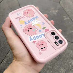 Casing Hp untuk OPPO A16 A16s A54s Case Pola capybara lucu kartun Kasing ponsel silikon Kesing Pelindung Lensa Cesing Anti-Drop Handphone Softcase