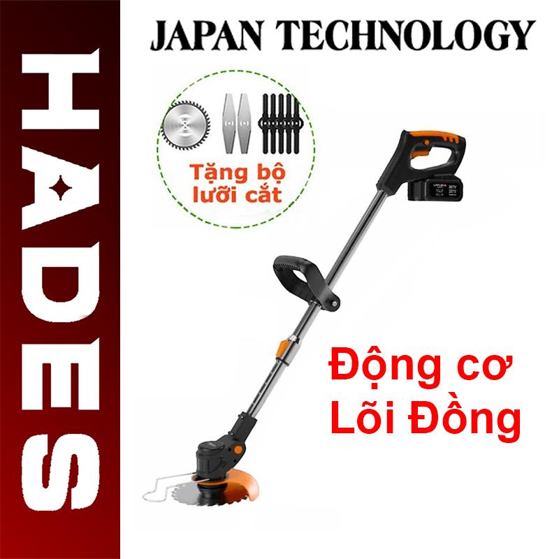 Máy Cắt Cỏ Pin, Tặng Bộ Lưỡi Cắt Kim Loại & Nhựa, Công Suất 1800W, 8 Lưỡi Cắt, Động Cơ Lõi Đồng, Chân Pin Phổ Thông Makita