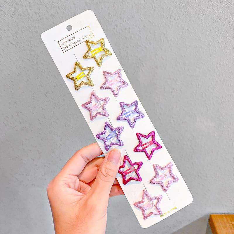 Product Introduction of Kẹp Tóc Đầy Màu Sắc Cho Em Bé Gái, 10 Cái / Lốc, Kẹp BB Ngọt Ngào Cho Trẻ Em, Phong Cách Thường Ngày Và Dễ Thương, Kẹp Tóc, Phụ Kiện Tóc 21