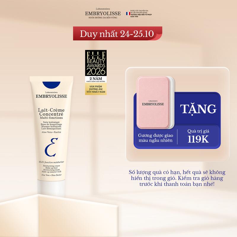 Kem Dưỡng Ẩm Phục Hồi Embryolisse Lait Creme Concentre 30ml Dưỡng Ẩm Da Skincare Đa Năng 6in1