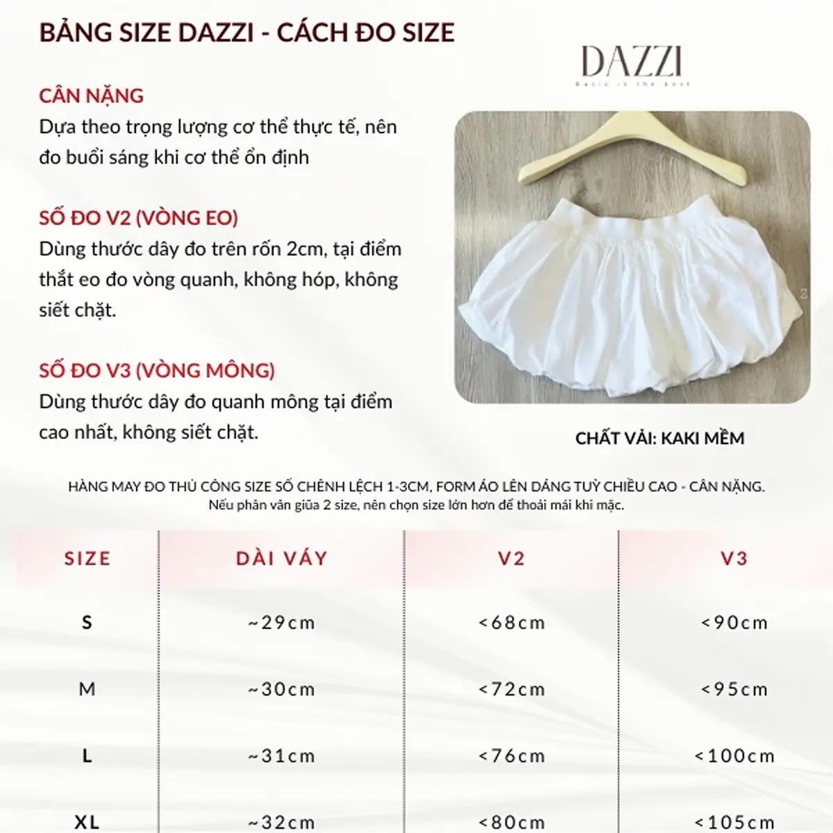 Chân váy bí phồng DAZZI form ngắn hack dáng V01 | BigBuy360 - bigbuy360.vn