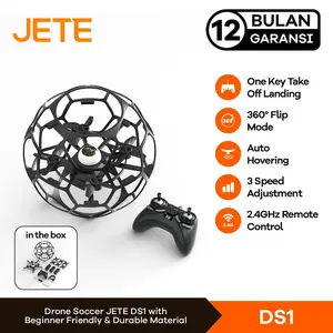Drone Soccer JETE DS1 Drone Bola Remote Control Drone Terbang 360 Flip Hover Drone  RC Game Permainan