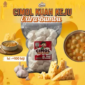 Cimol Kuah Keju (500gr) | Jajanan Frozen | Extra Bumbu Keju